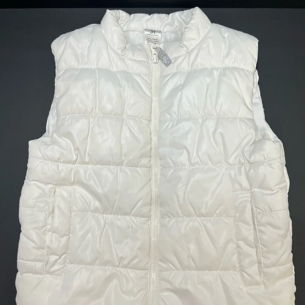 White Puffer Vest